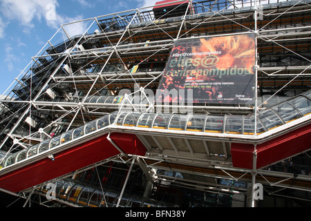 Pompidou Centre, Paris Stockfoto