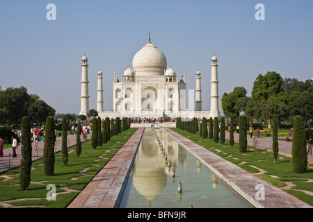 Taj Mahal, Agra, Indien - Wunder der Welt Stockfoto