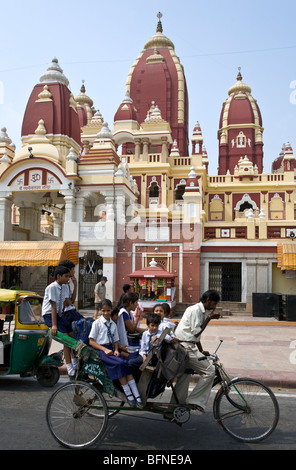 Lakshmi Narayan-Tempel. Neu-Delhi. Indien Stockfoto