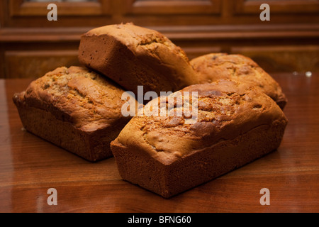 Butternut-Kürbis Brot Stockfoto