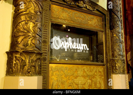 Das Innere von Orpheum Theatre, Broadway, Downtown Los Angeles Stockfoto