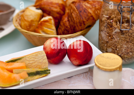 Frühstückszeit in der Provence Stockfoto