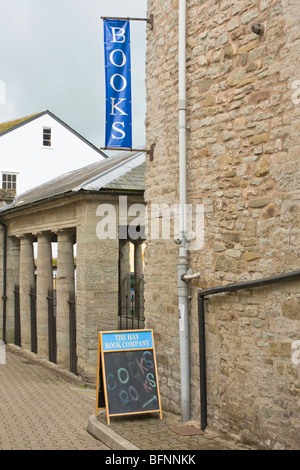 Buchhandlung in Hay on Wye Stockfoto