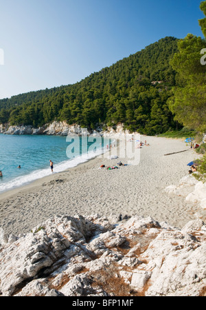Kastani Beach Skopelos Insel die griechischen Sporaden-Griechenland Stockfoto