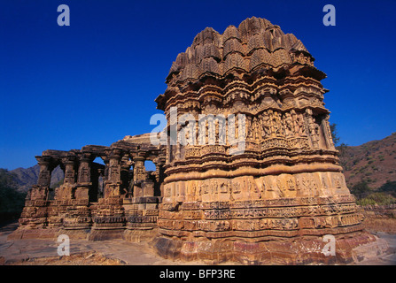 Kiradu Tempel; Barmer; Jaisalmer; Thar Wüste; Rajasthan; Indien; Asien Stockfoto