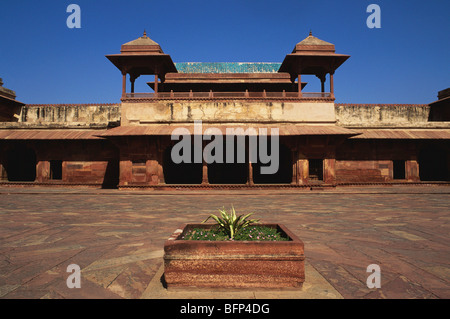 NMK 65834: Jodhabais Palastes; Fatehpur Sikri; Agra; Uttar Pradesh; Indien Stockfoto