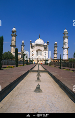 NMK 65219: Bibi-ka Maqbara; Aurangabad; Maharashtra; Indien Stockfoto