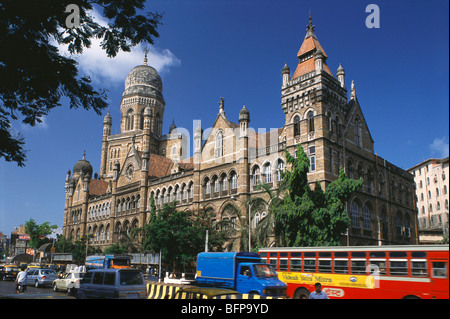 HMA 65329: BMC Bombay Municipal Corporation Gebäude; Bombay Mumbai; Maharashtra; Indien Stockfoto