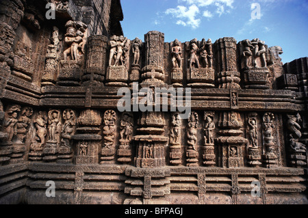 RAA 65481: Konarak Sonnentempel; Orissa; Indien Stockfoto