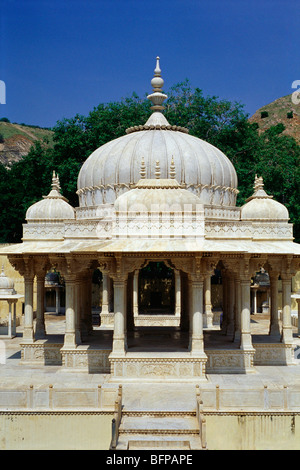 HMA 65580: Gaitor Marmor Cenotaphs; Jaipur; Rajasthan; Indien Stockfoto