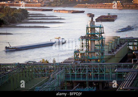 Stahlfabrik, Deutschland. Stockfoto