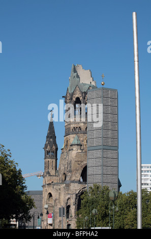 Kaiser Wilhelm Gedachtniskirche Kaiser-Wilhelm-Gedächtniskirche Tauentzienstrasse Ku Berlin Deutschland Stockfoto