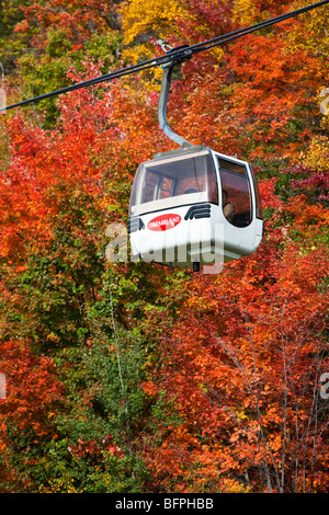 Seilbahn in Mont Tremblant, Quebec, Kanada Stockfoto