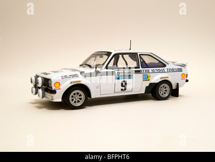 Ford Escort Mk 2 Sonntag Mal Rally Car Modell Stockfoto