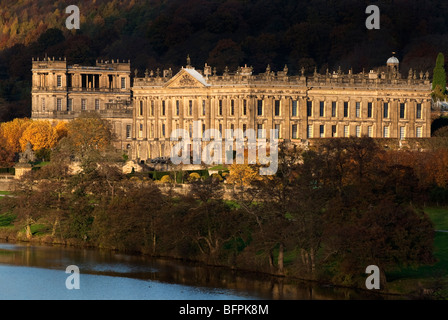 Chatsworth House in Derbyshire, England Stockfoto