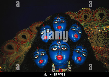 DBA 66443: Idol der Göttin Kali; Indien Stockfoto