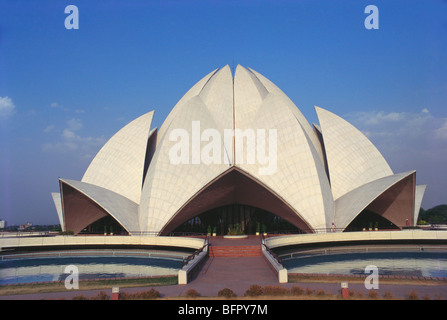 Bahai Lotus Tempel, Delhi, Indien Stockfoto