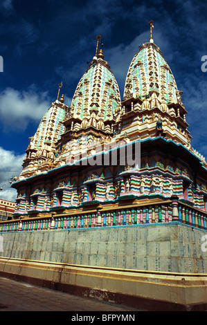 NMK 66803: Reich bemalt Lalji Maharaj Tempel; Sayla; Gujarat; Indien Stockfoto