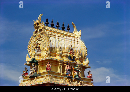 NMK 66811: Gopuram Bull Tempel; Bangalore; Karnataka; Indien Stockfoto