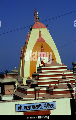 RMM 66867: Maha Lakshmi Tempel; Prabhadevi; Dadar; Bombay Mumbai; Maharashtra; Indien Stockfoto