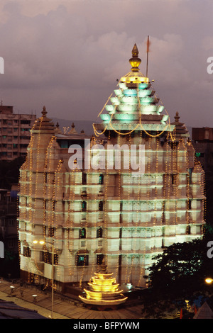 Siddhivinayak Ganesh Tempel, Shree Siddhivinayak Tempel, Shree Siddhivinayak Ganapati Mandir, Hindu Tempel, Bombay, Mumbai, Maharashtra, Indien Stockfoto