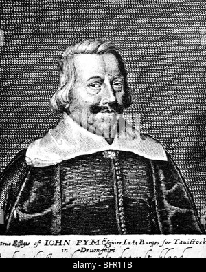 JOHN PYM (1584-1643) englische Parlamentarier und führender Kritiker von James I und Charles ich Stockfoto