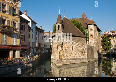 Palais de l ' Ile, Quai des Vieux Gefängnisse, Annecy, Haute Savoie Rhone Alpes, Frankreich Stockfoto