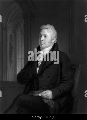 Portrait drucken c1854 der englischen Dichter, Schriftsteller und Literaturkritiker Coleridge (1772-1834). Stockfoto