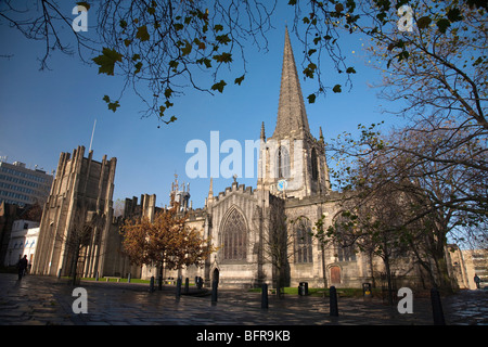 Sheffield Cathedral, die Cathedral Church of St Peter & St Paul Stockfoto