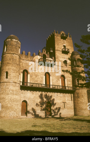 Fasilidas die Burg im Fasil Ghebbi oder königliche Gehege Stockfoto