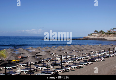 NOSTALGISCHE PLAYA DE FANABE. COSTA ADEJE TENERIFFA. KANARISCHE INSELN. 2009 Stockfoto