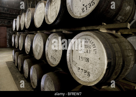 Ardbeg Malt-Whisky-Destillerie, Isle of Islay, Schottland Stockfoto