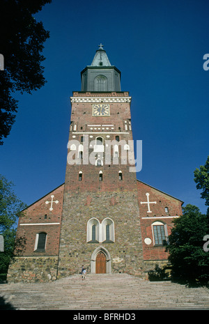 Dom von Turku in Turku, Finnland, Hauptkirche der Evangelisch-Lutherischen Kirche Finnlands Stockfoto