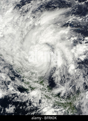 5. November 2009 - Hurrikan Ida über Nicaragua. Stockfoto