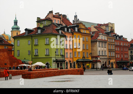 Gebäude in der Altstadt, Warschau, Polen Stockfoto