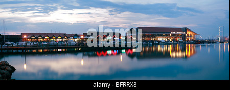 Panorama von Sorrent Hillarys Boat Harbour Tourismus Bezirk, Perth. Western Australia, Australia Stockfoto