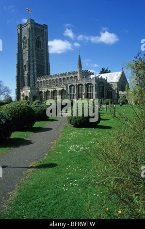 Die Kirche St. Peter & St. Paul in Lavenham, Suffolk, England Stockfoto