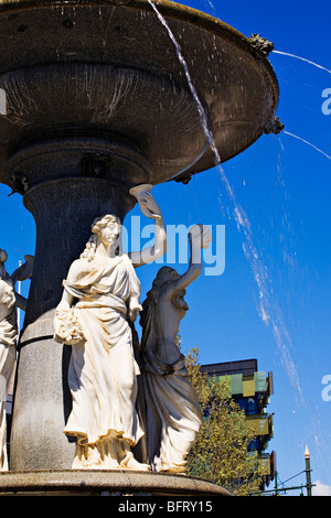 Bendigo Australien / die ca. 1881 Alexander Brunnen in Pall Mall / Bendigo Victoria Australien. Stockfoto