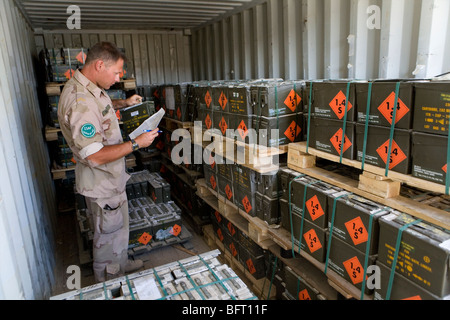 Niederländische Truppen in Afghanistan (Uruzgan) Stockfoto