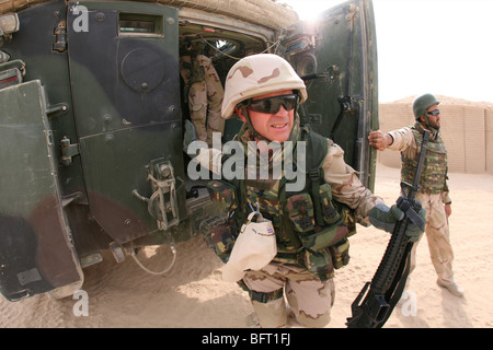 Niederländische Truppen in Afghanistan (Uruzgan) Stockfoto