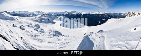 Skipiste, Whistler Mountain, Whistler, Britisch-Kolumbien, Kanada Stockfoto