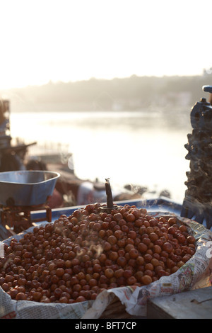 Imbiss-Stand in Rishikesh, Uttarakhand, Indien Stockfoto