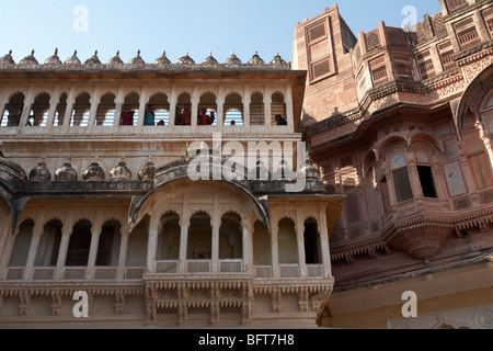 Mehrangarh Fort, Jodhpur, Rajasthan, Indien Stockfoto