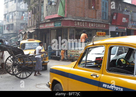 Straßenszene, Kolkata, Westbengalen, Indien Stockfoto