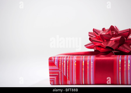 Verpacktes Geschenk Stockfoto