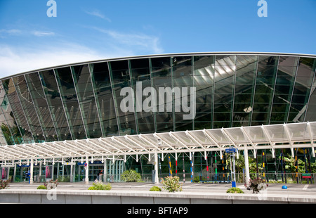 Terminal 1 Flughafen Nizza Gebäude, Nizza, Provence, Frankreich Stockfoto