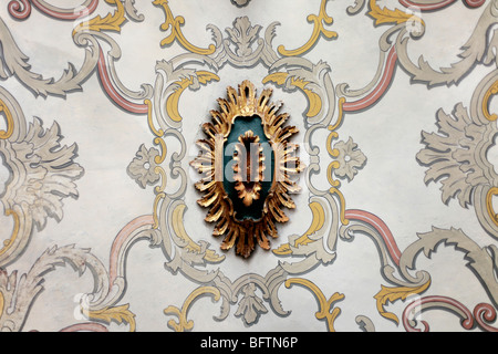 Decke Detail des Topkapi-Palastes in Sultanahmet, Istanbul Stockfoto