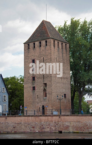 Turm in Straßburg-Bas-Rhin-Elsass-Frankreich Stockfoto