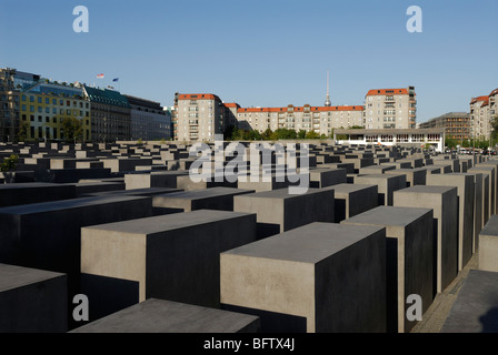 Berlin. Deutschland. Denkmal für die ermordeten Juden Europas, Denkmal Für Die Ermordeten Juden Europas. Stockfoto