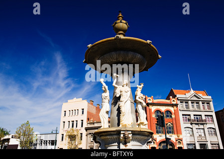 Bendigo Australien / die ca. 1881 Alexander Brunnen in Pall Mall / Bendigo Victoria Australien. Stockfoto